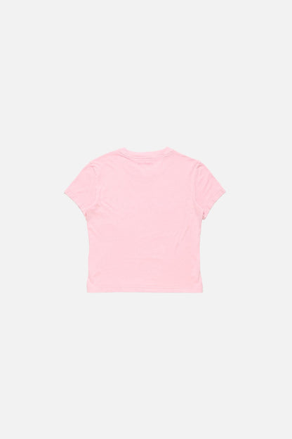 Fitted graphic  t-shirt - Pale Pink