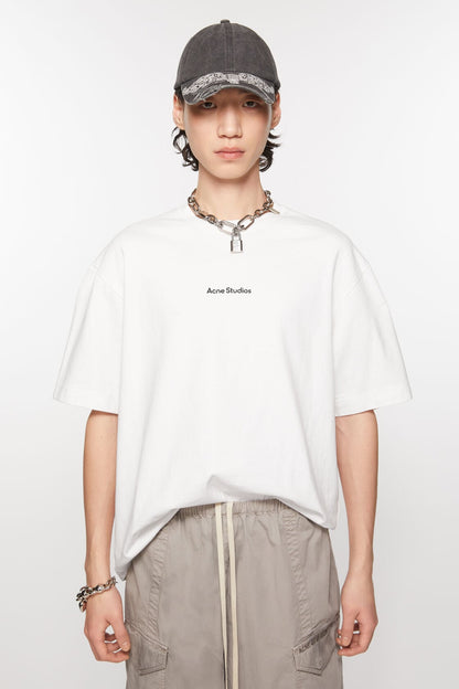 T-shirt stamp logo - Relaxed fit - Optic White