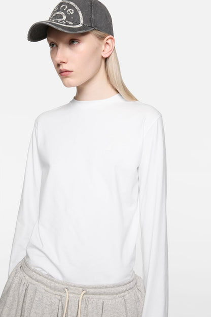 Long sleeve t-shirt - regular fit - Optic White