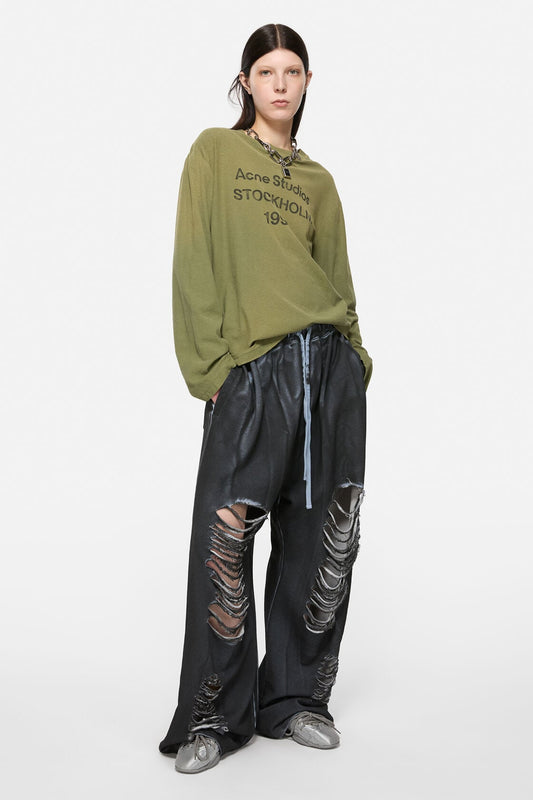 Sprayed 1996 logo t-shirt - Olive green