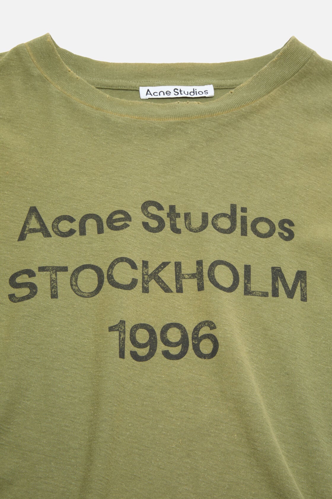 Sprayed 1996 logo t-shirt - Olive green