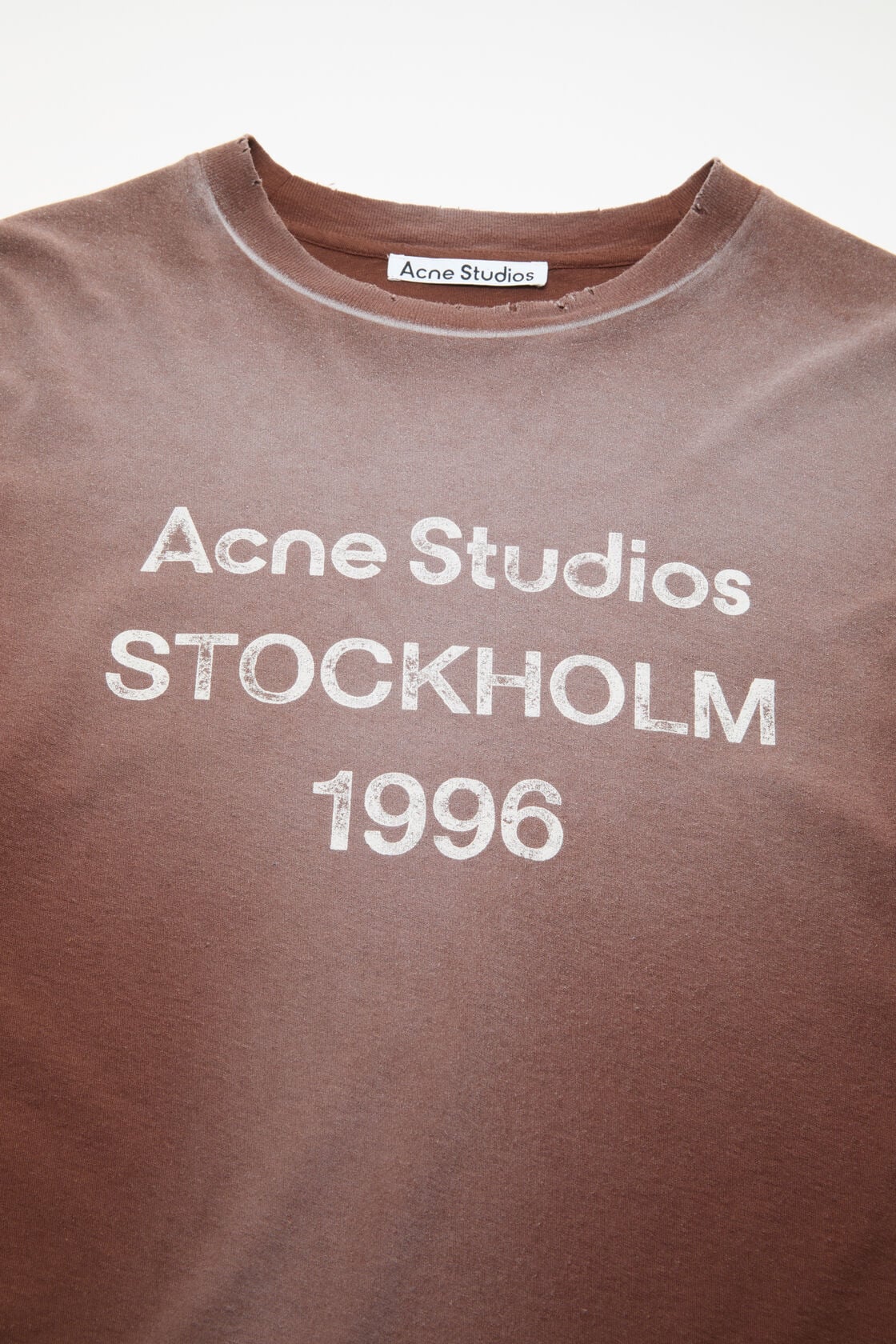 Sprayed 1996 logo t-shirt - Chocolate brown