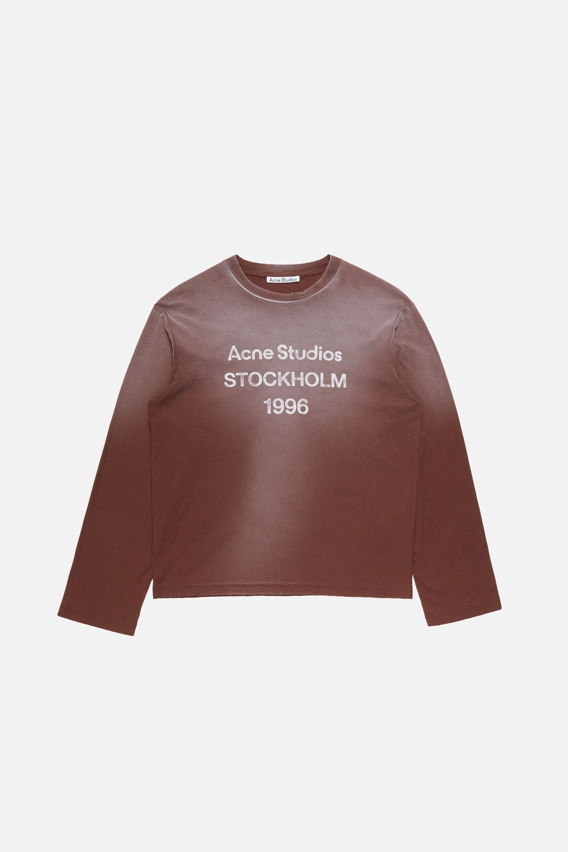 Sprayed 1996 logo t-shirt - Chocolate brown