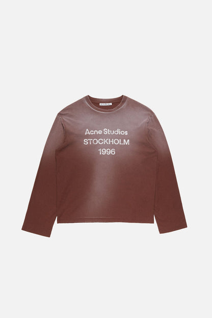 Sprayed 1996 logo t-shirt - Chocolate brown