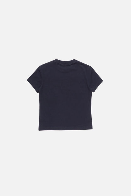 Jersey t-shirt with logo - Dark navy