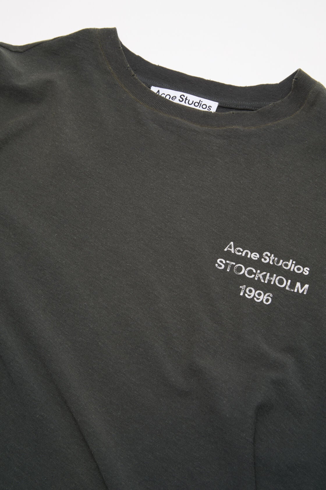 Sprayed logo t-shirt - Faded black