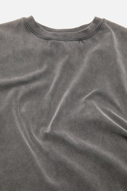 Rubber logo t-shirt - Faded black