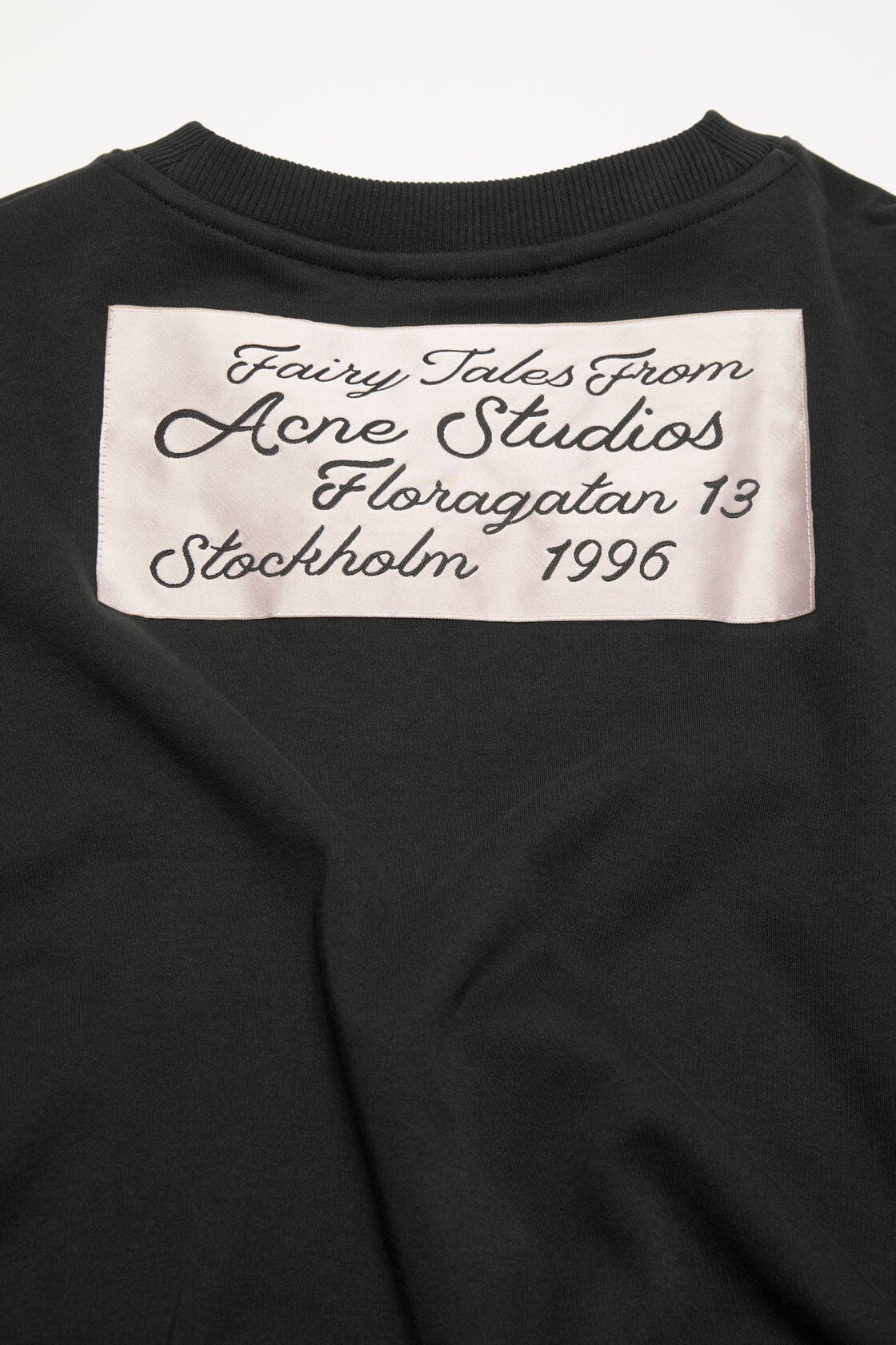 Gathered logo t-shirt - Black