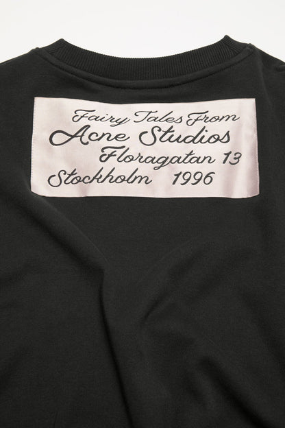 Gathered logo t-shirt - Black