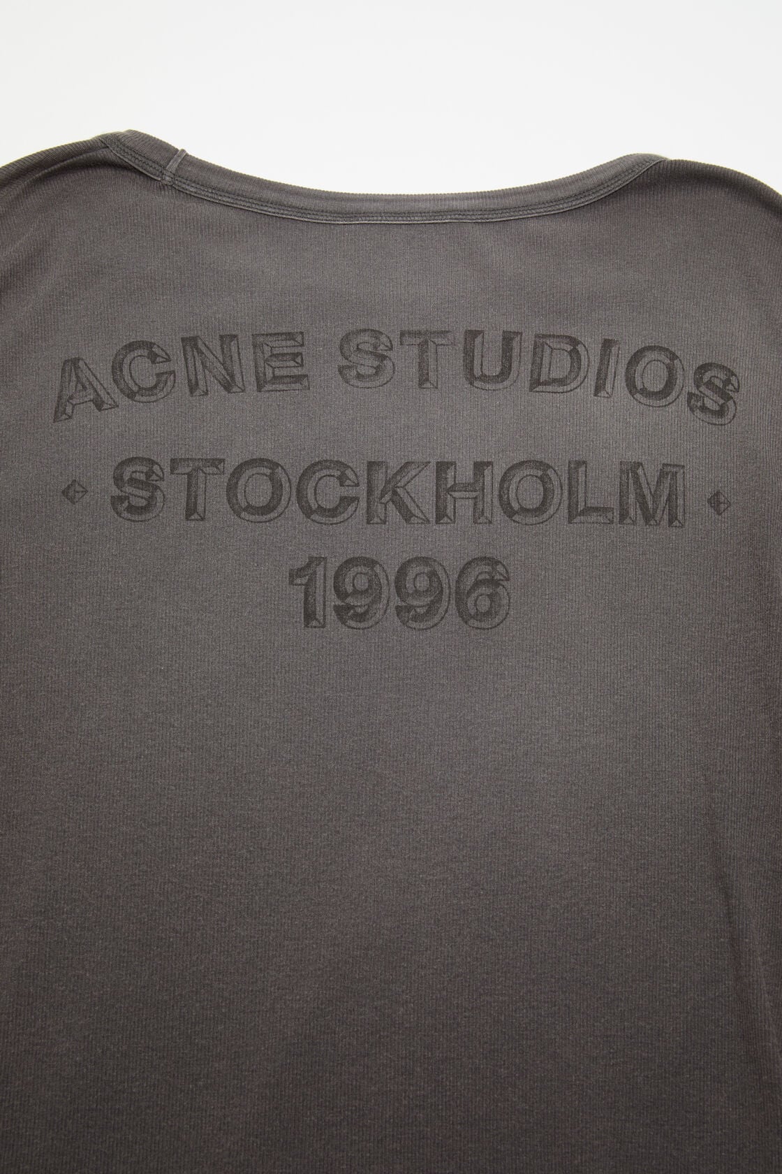 Sprayed logo t-shirt - Faded black