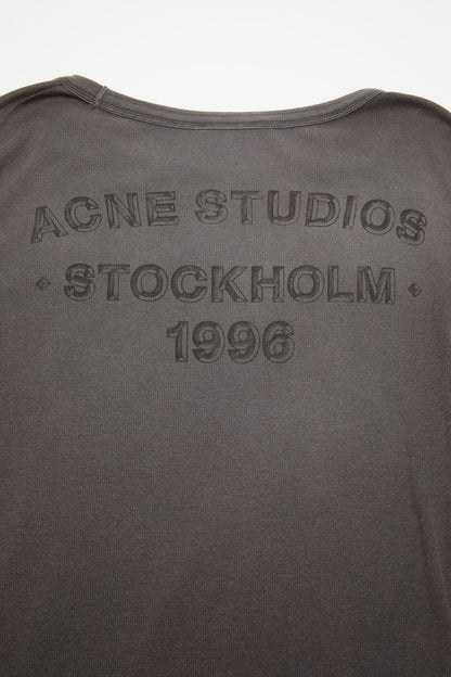 Sprayed logo t-shirt - Faded black