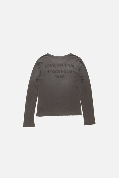 Sprayed logo t-shirt - Faded black