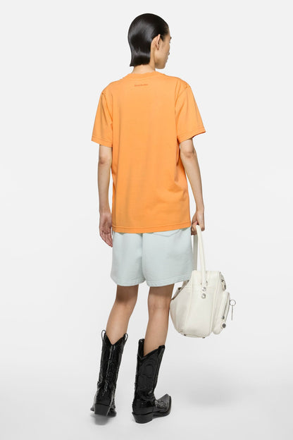 Sprayed graphic t-shirt - Saffron Yellow