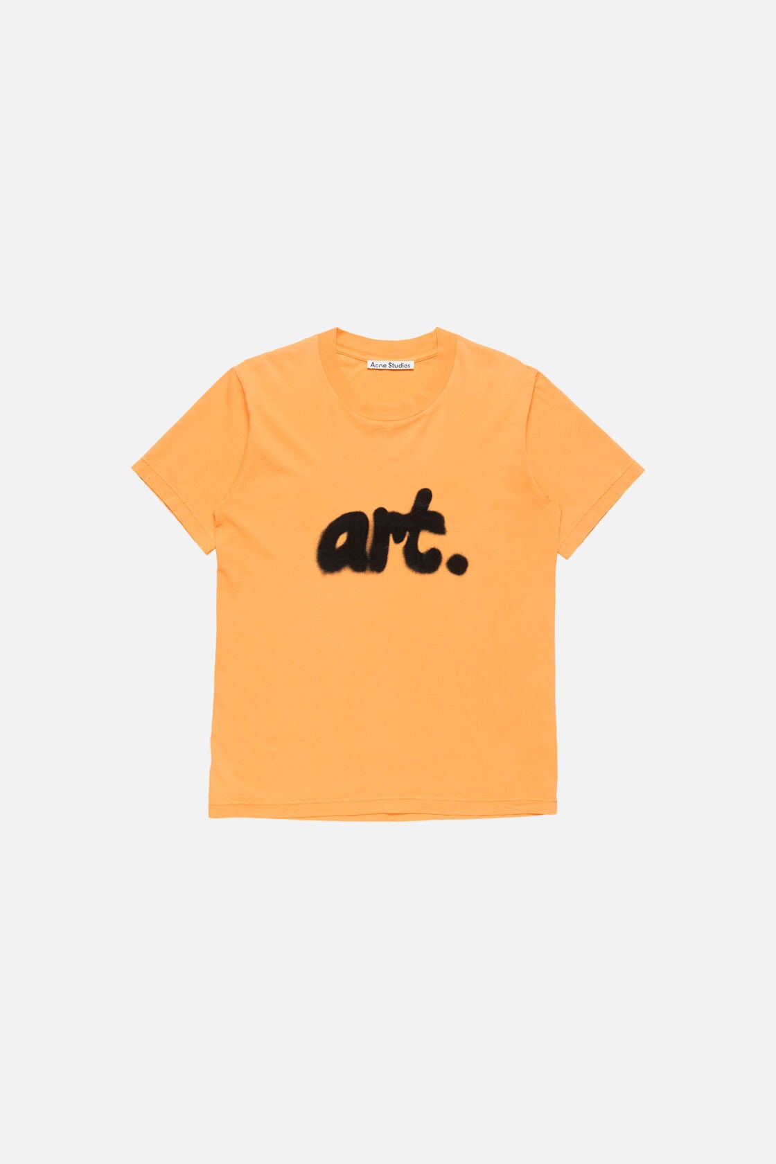Sprayed graphic t-shirt - Saffron Yellow