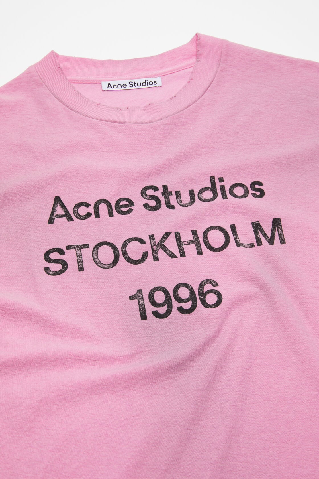 Sprayed logo t-shirt - Cotton candy pink