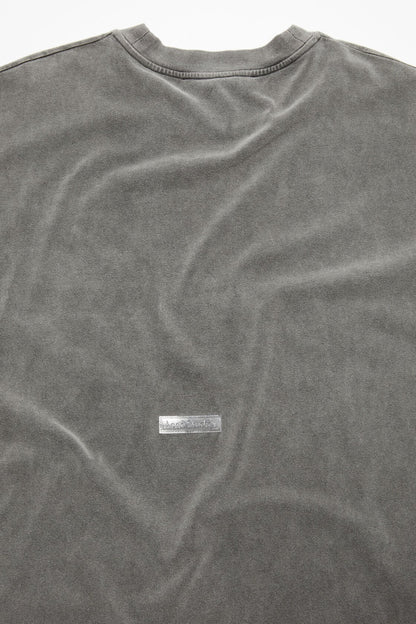 Rubber logo t-shirt - Faded black