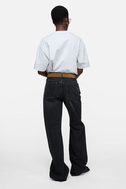 Bow logo t-shirt - Pale Grey Melange