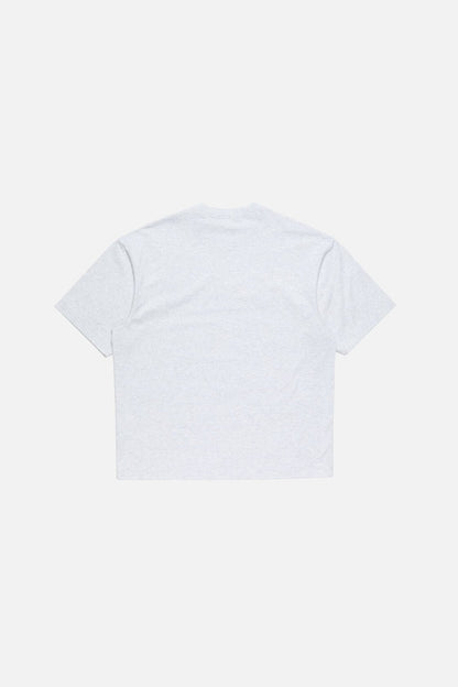 Bow logo t-shirt - Pale Grey Melange