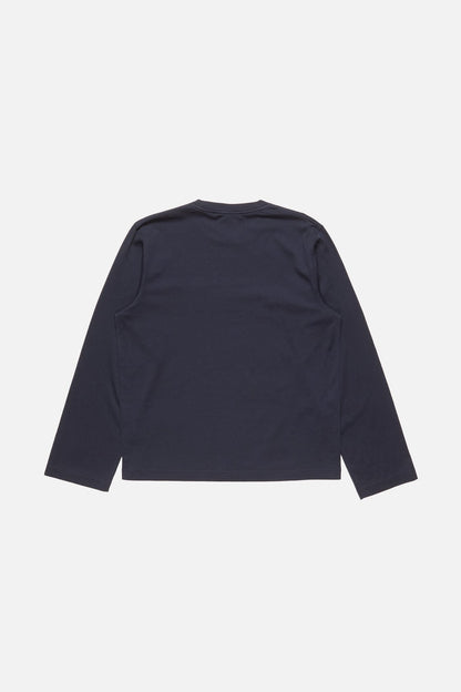 Jersey t-shirt with logo - Dark navy