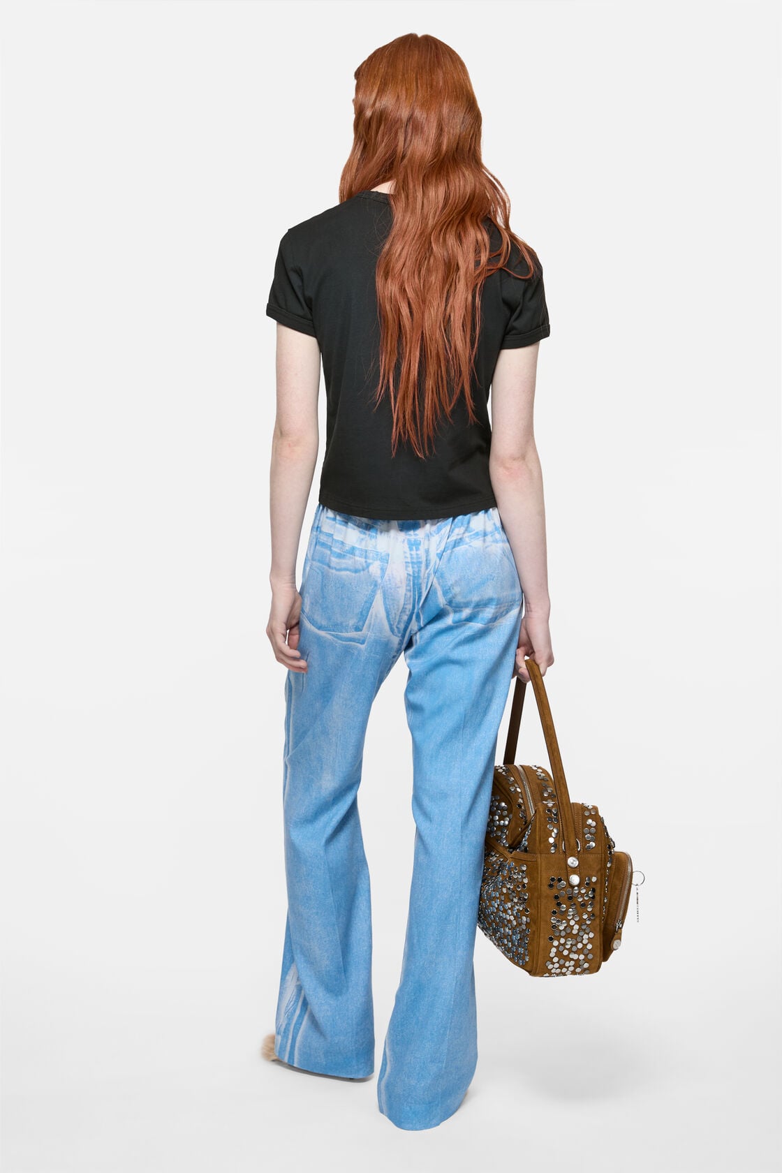 Fitted logo t-shirt - Faded blue
