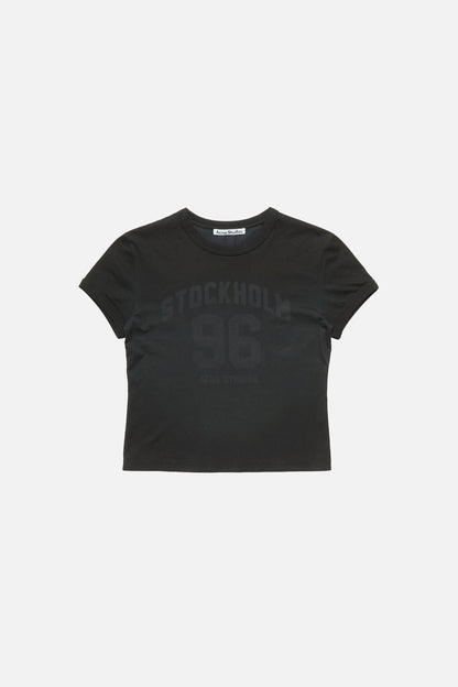 Fitted logo t-shirt - Faded blue