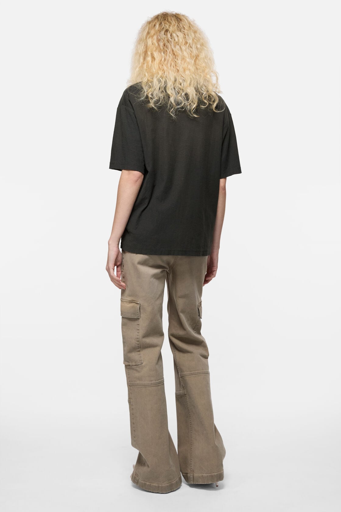 Sprayed logo t-shirt - Faded black