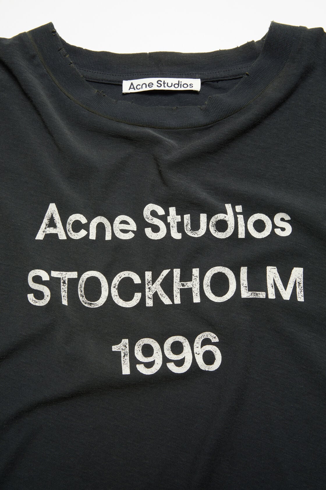 Sprayed logo t-shirt - Faded black