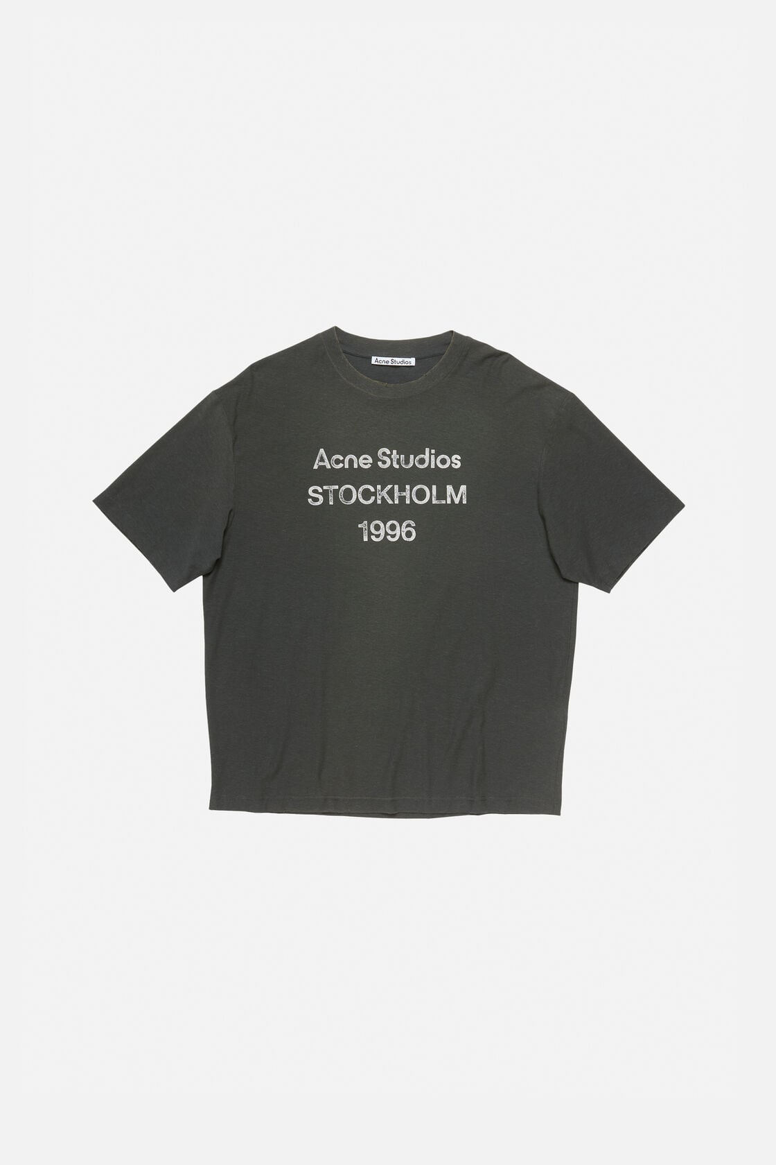 Sprayed logo t-shirt - Faded black