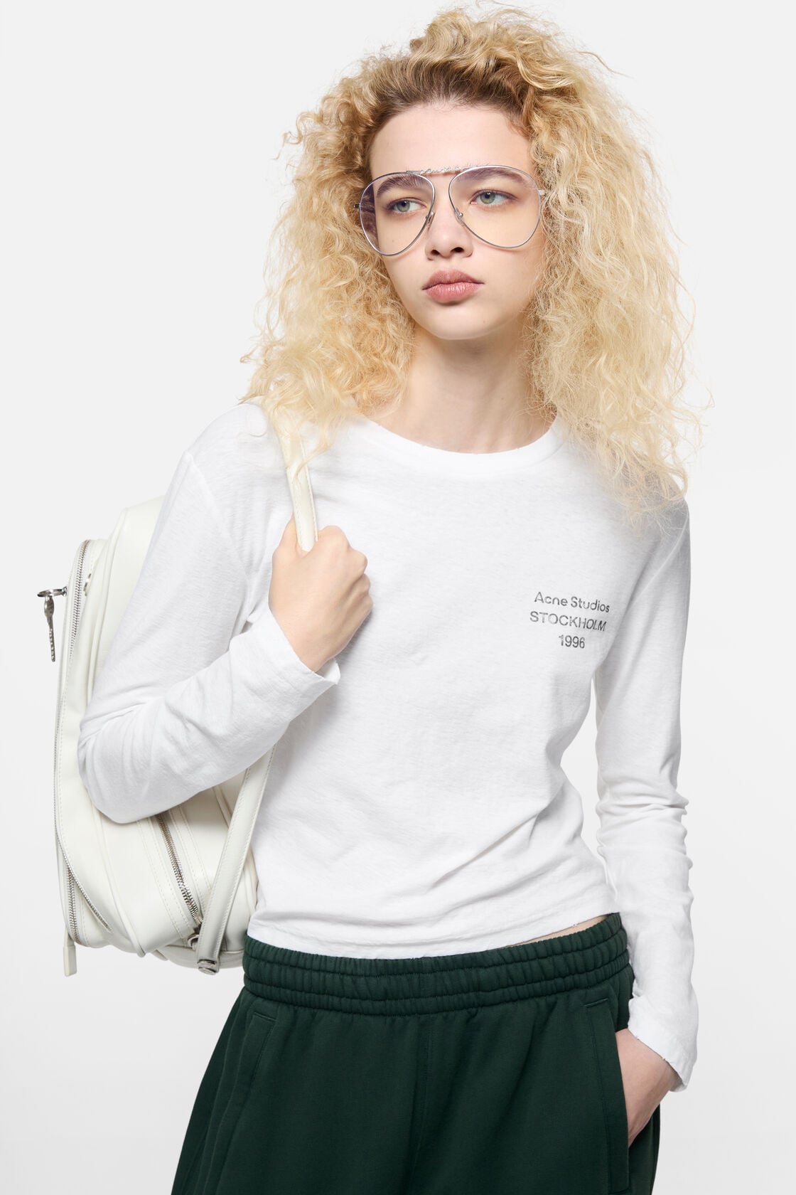 Distressed logo t-shirt - Off white