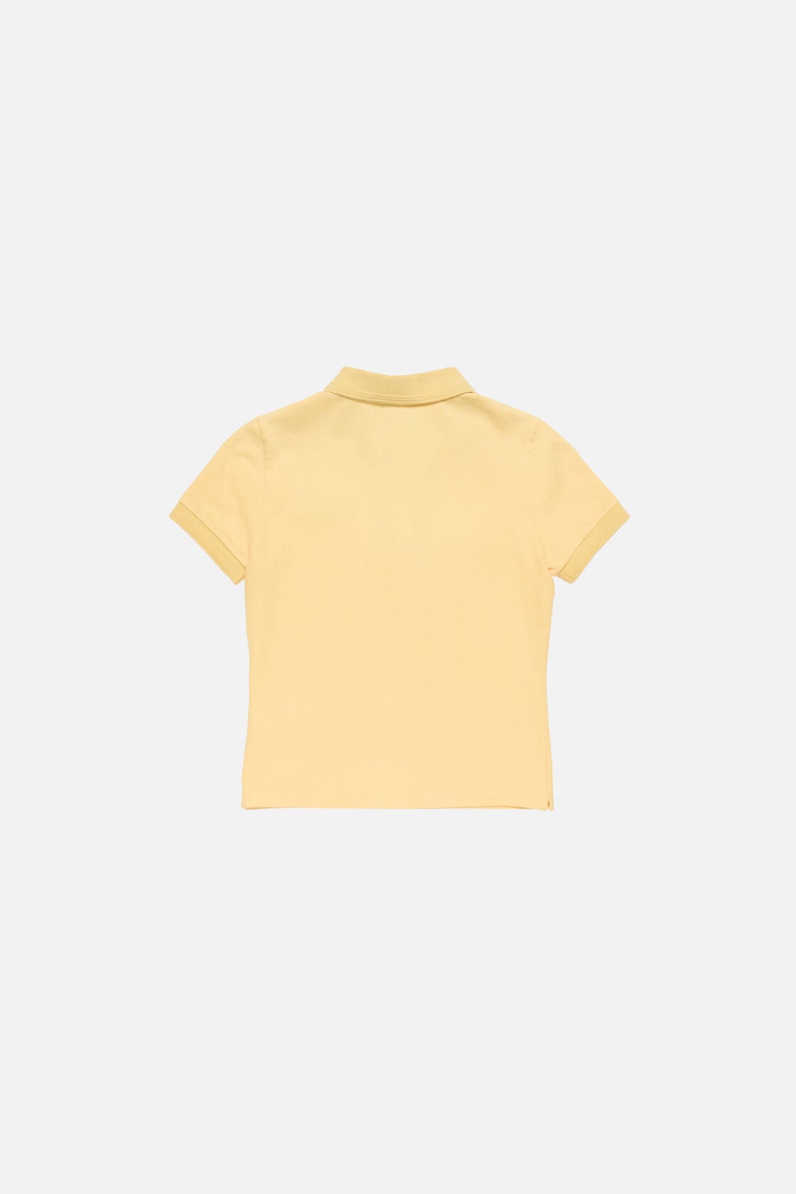 Sprayed polo t-shirt - Warm yellow