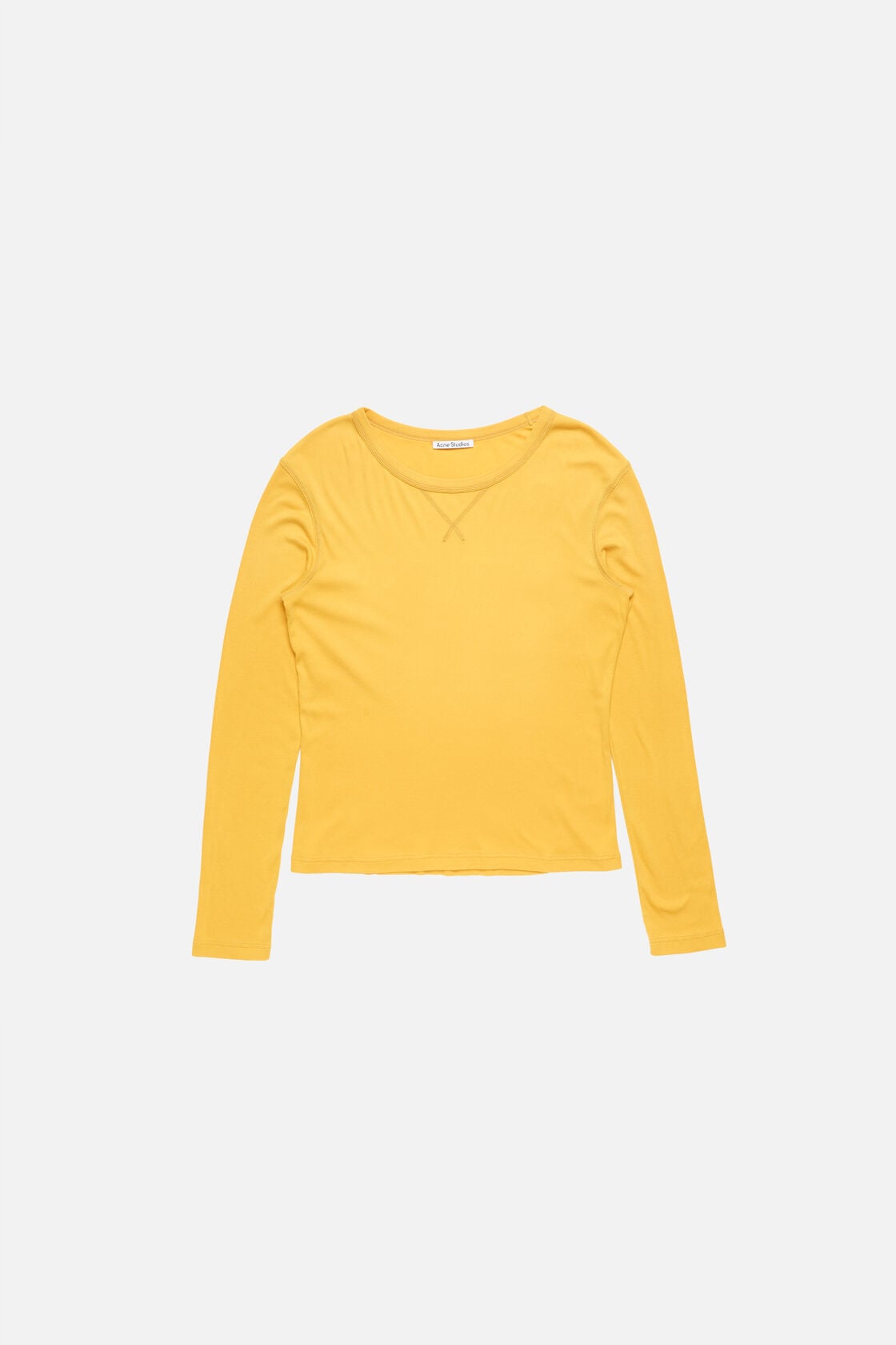 Sprayed logo t-shirt - Mustard yellow