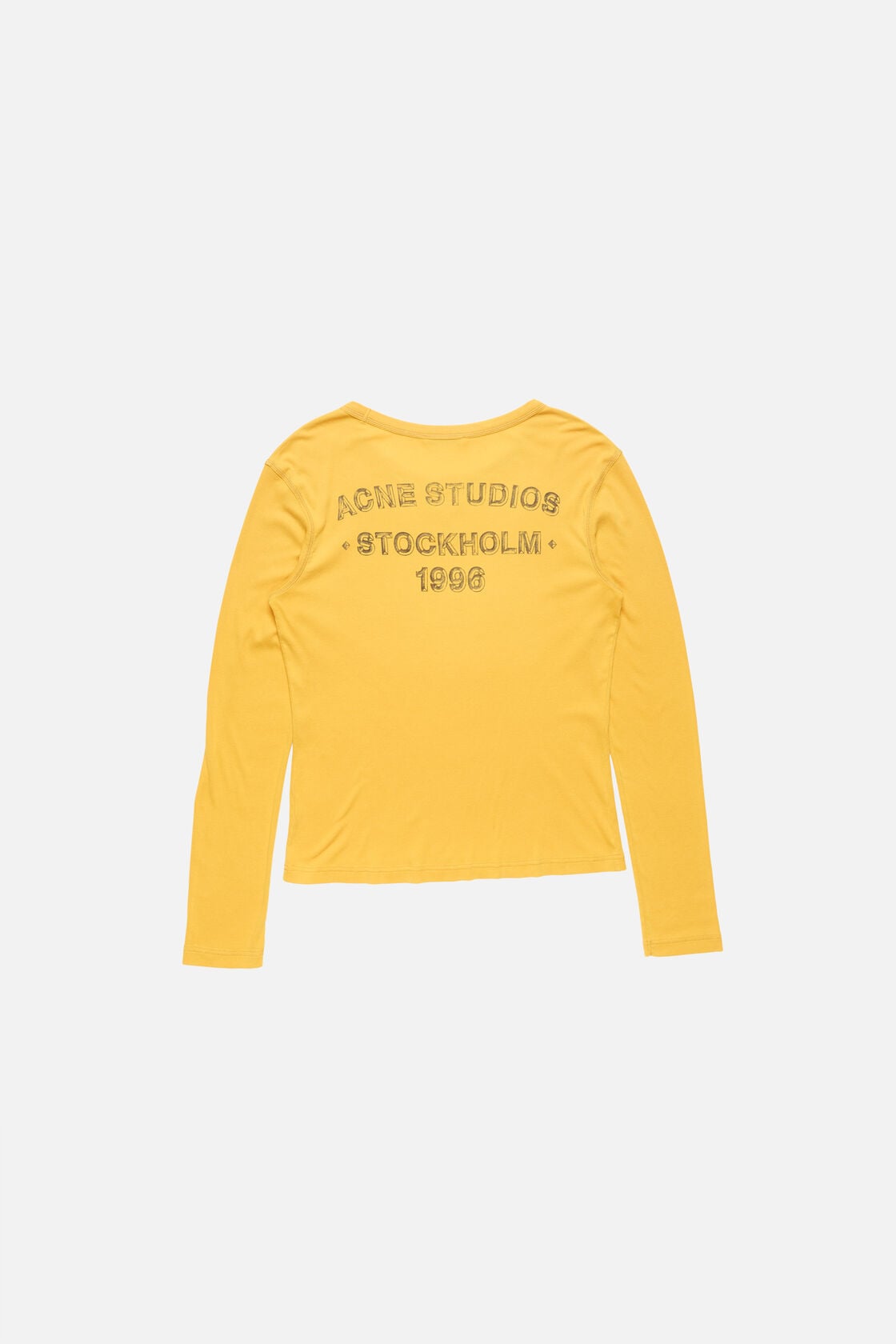 Sprayed logo t-shirt - Mustard yellow
