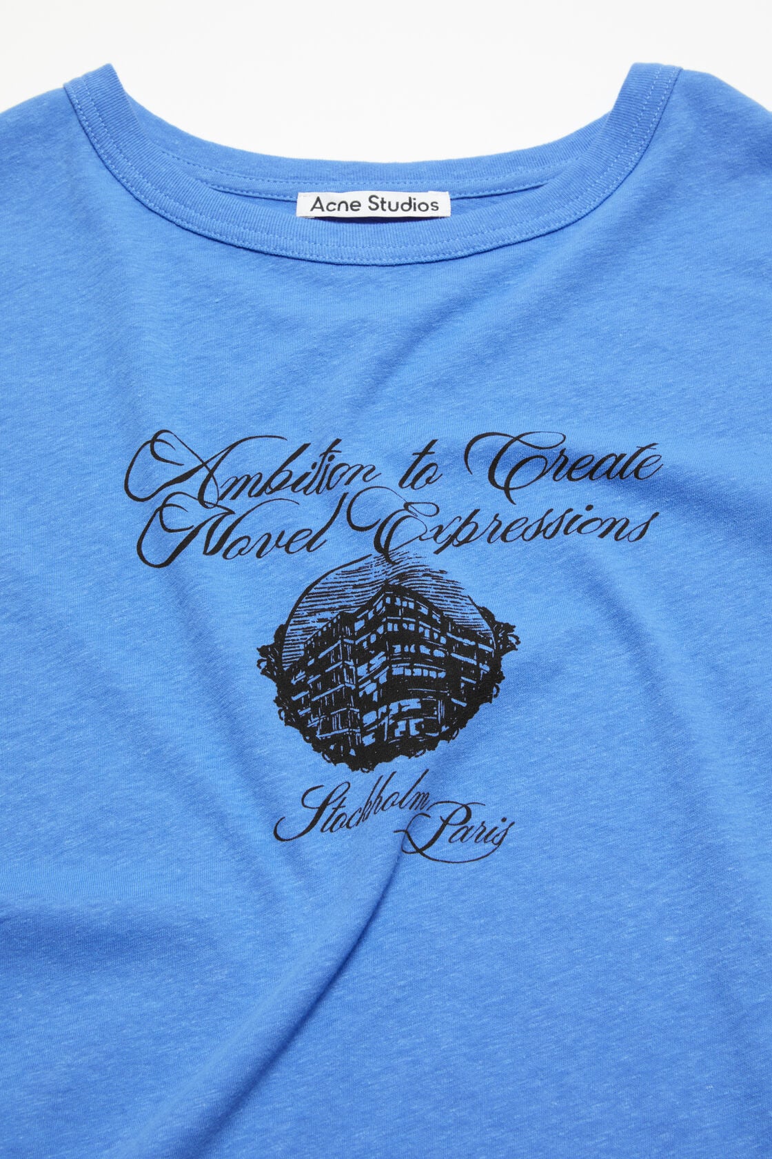 Graphic jersey t-shirt - Blue