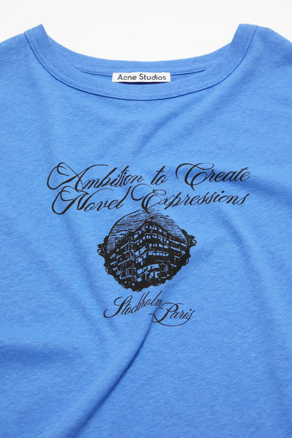 Graphic jersey t-shirt - Blue
