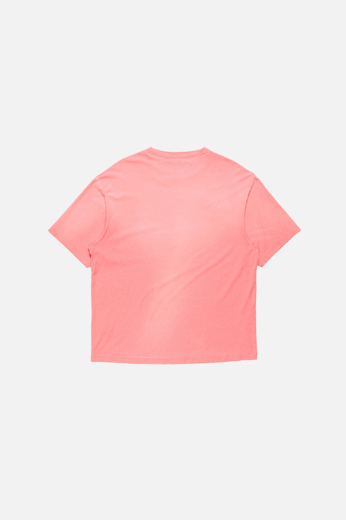 Sprayed logo t-shirt - Tango pink