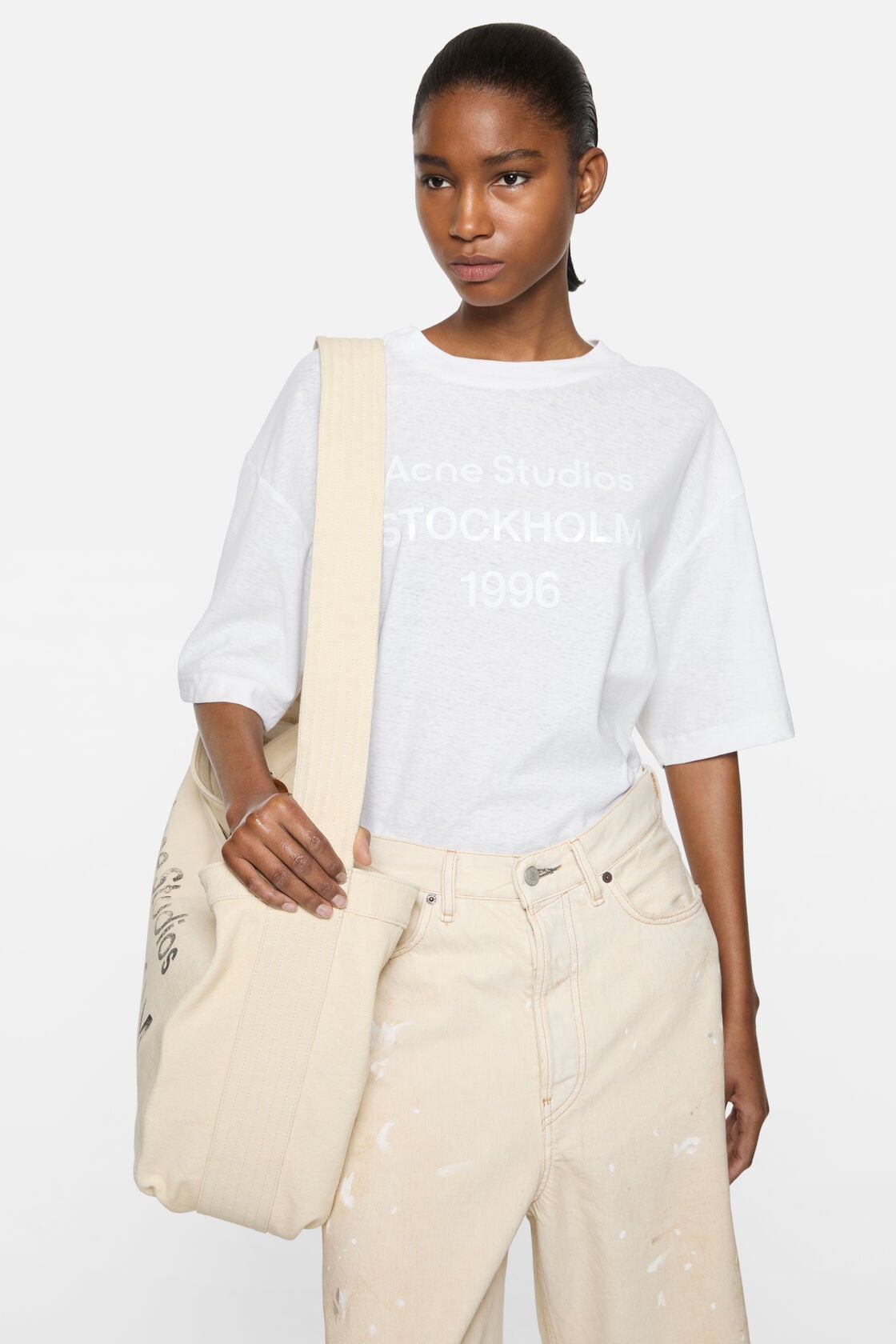 White 1996 logo t-shirt - White