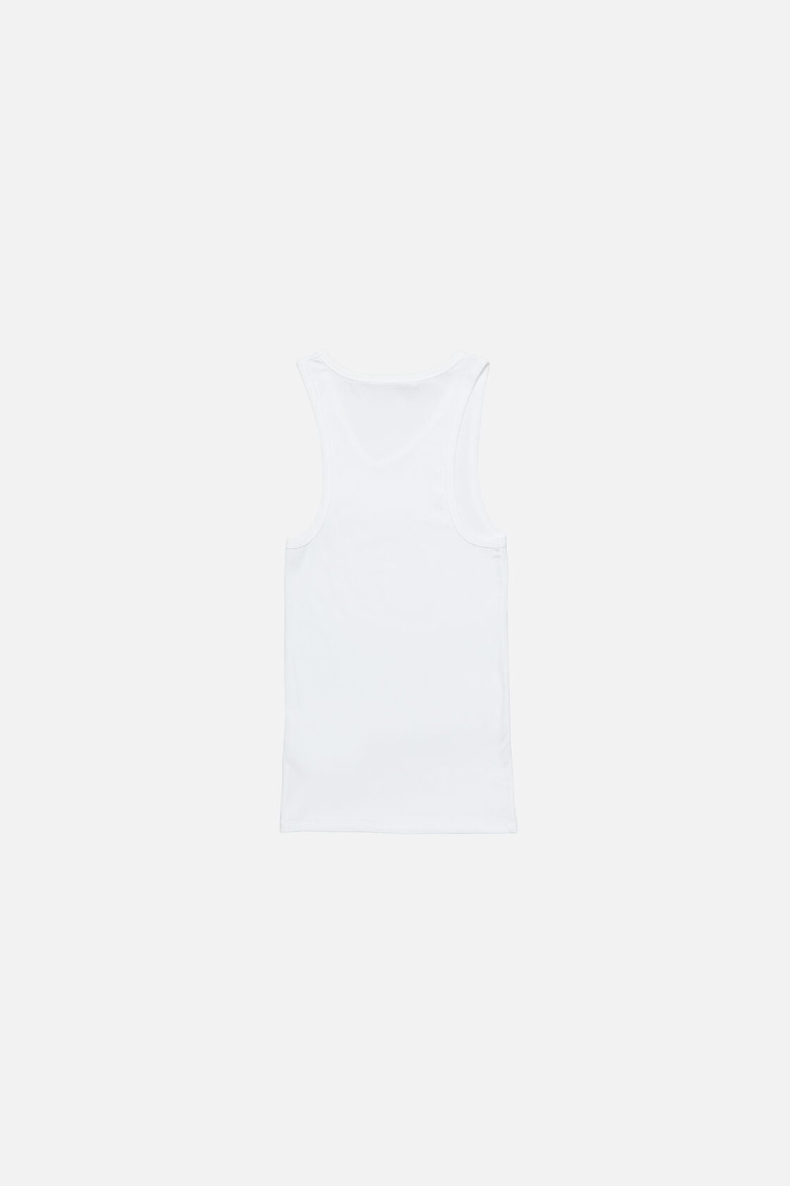 Asymmetrical Tank Top - White