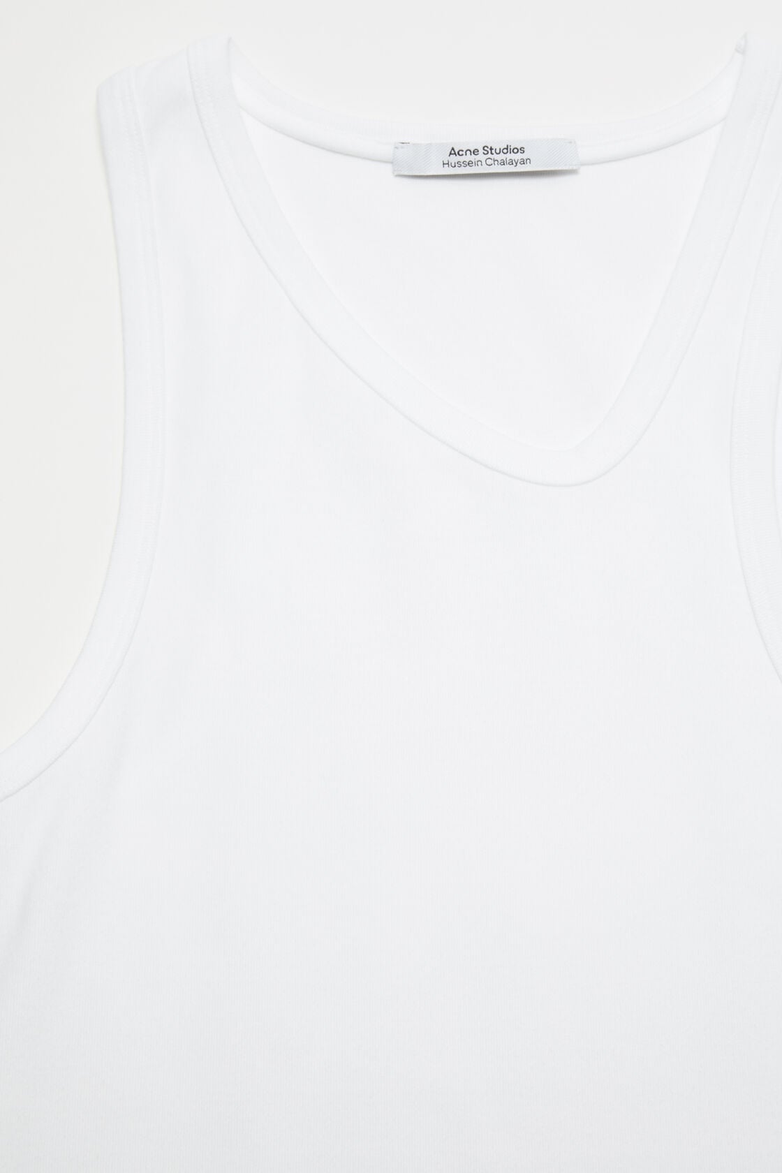 Asymmetrical Tank Top - White