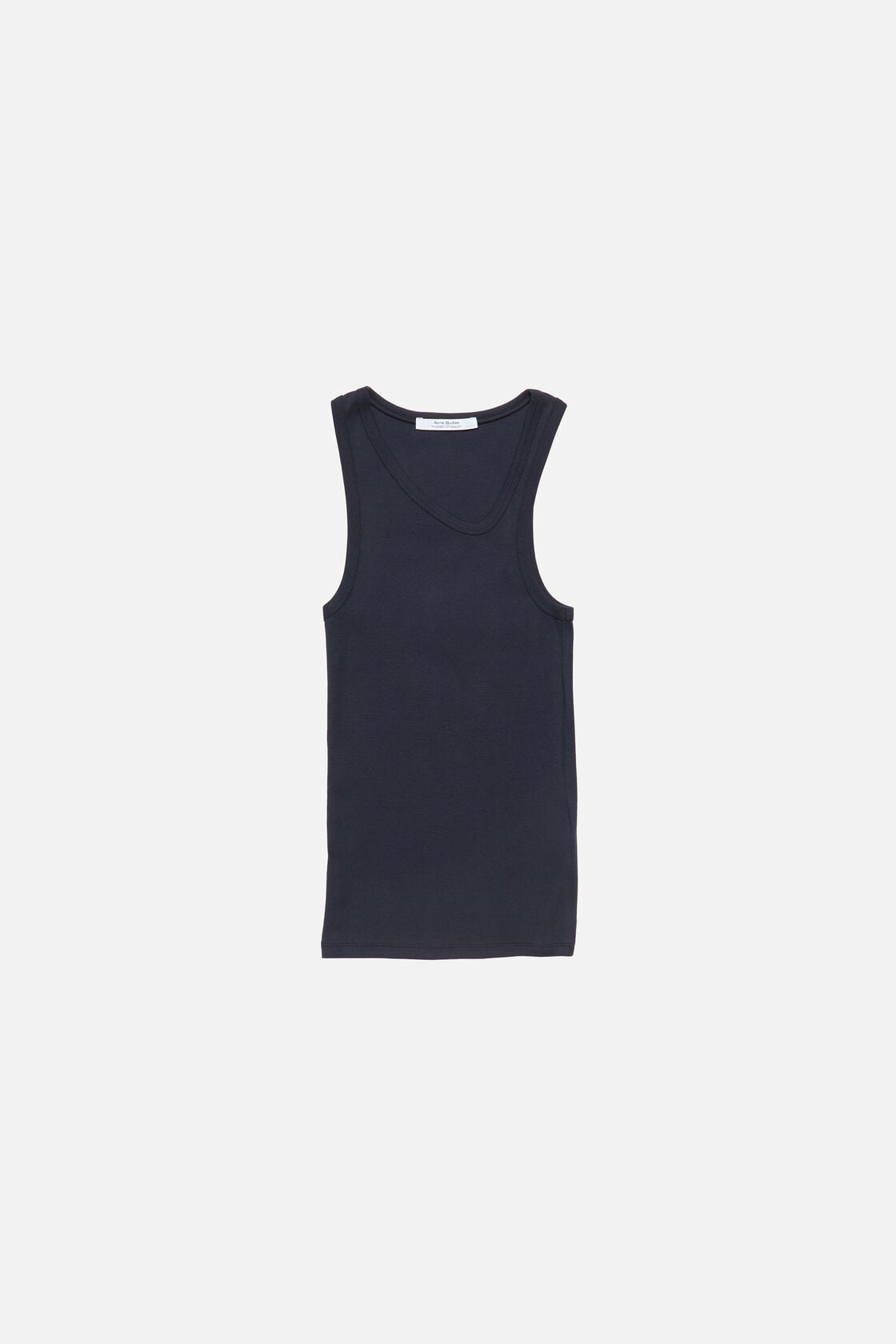 Asymmetrical Tank Top - Mid blue