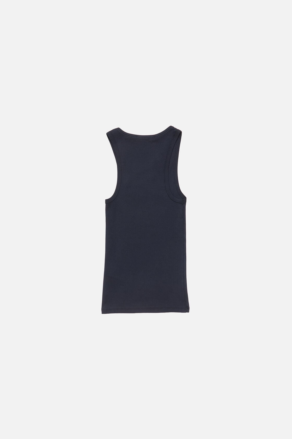 Asymmetrical Tank Top - Mid blue