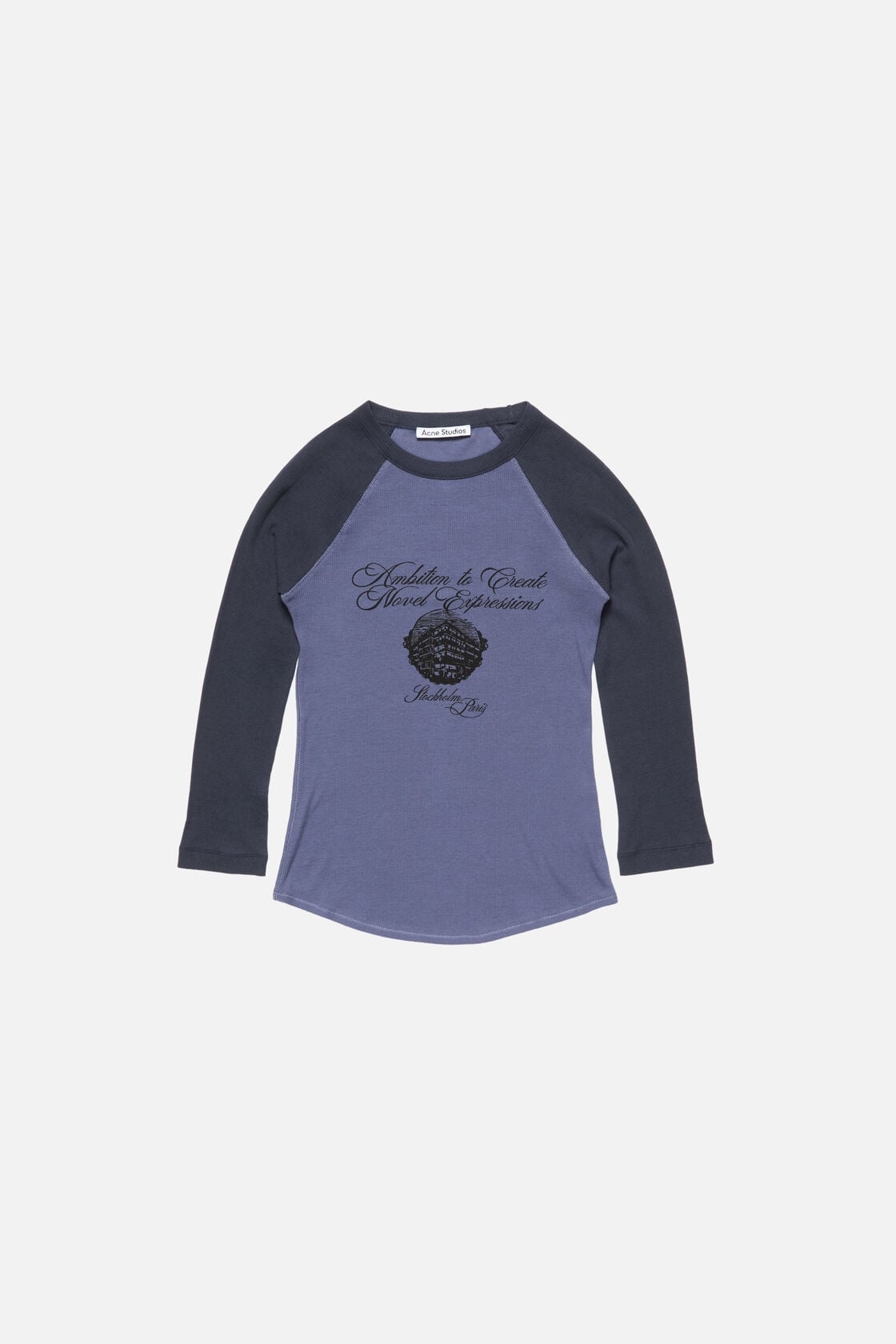 Jersey t-shirt with logo - Denim Blue