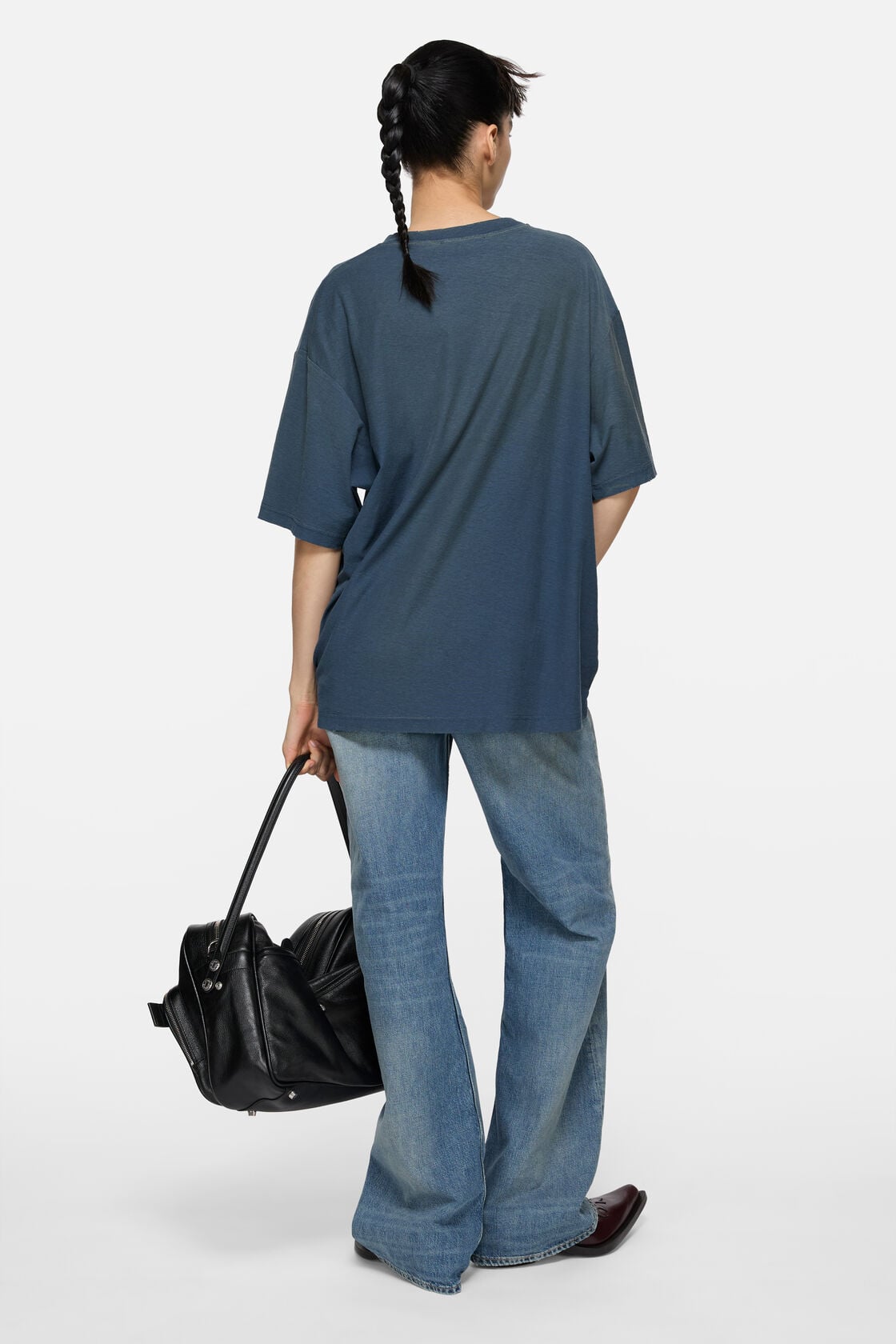 Sprayed logo t-shirt - Deep blue