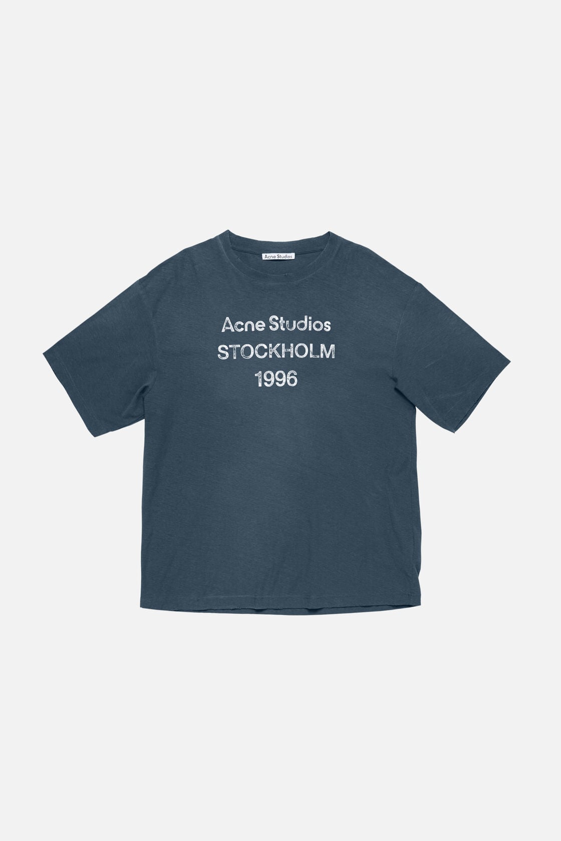 Sprayed logo t-shirt - Deep blue
