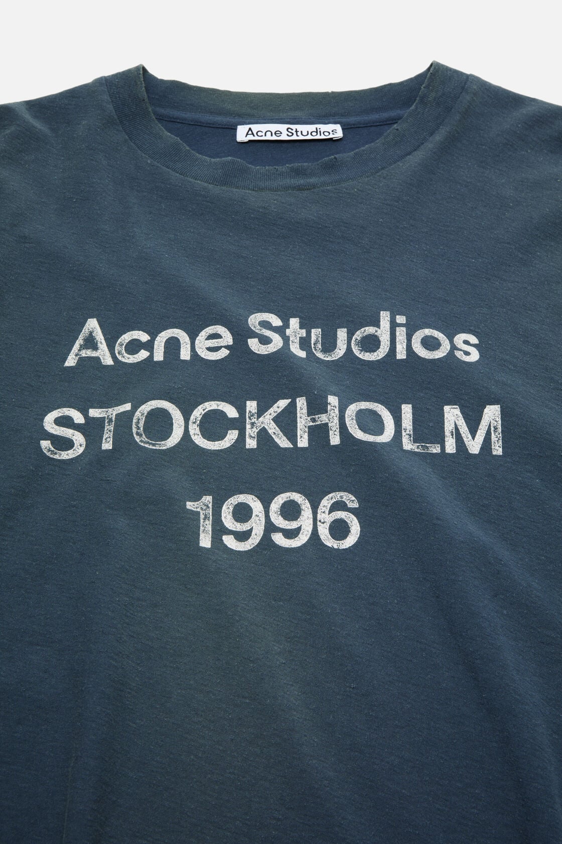 Sprayed 1996 logo t-shirt - Deep blue