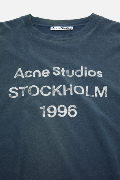Sprayed 1996 logo t-shirt - Deep blue