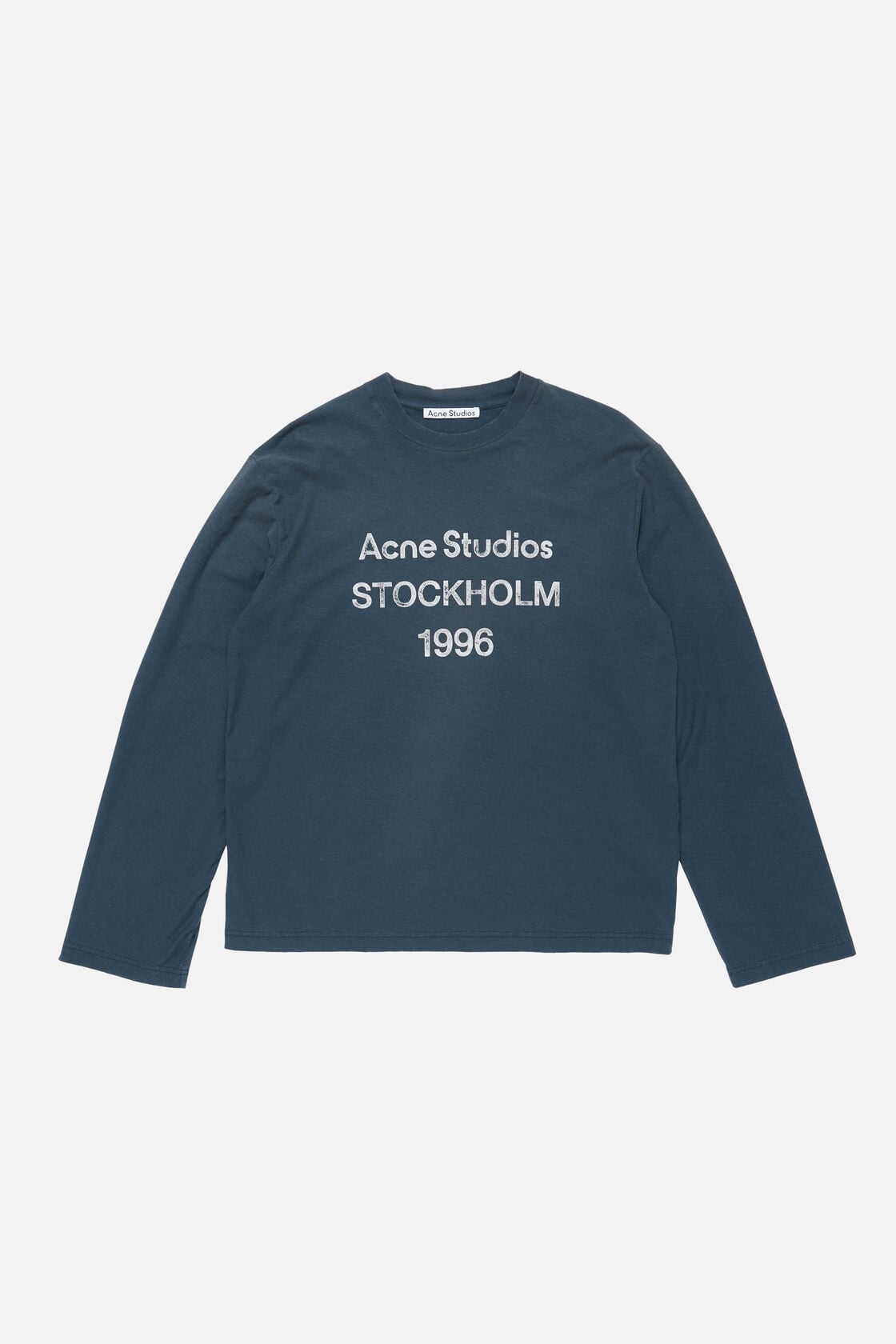 Sprayed 1996 logo t-shirt - Deep blue