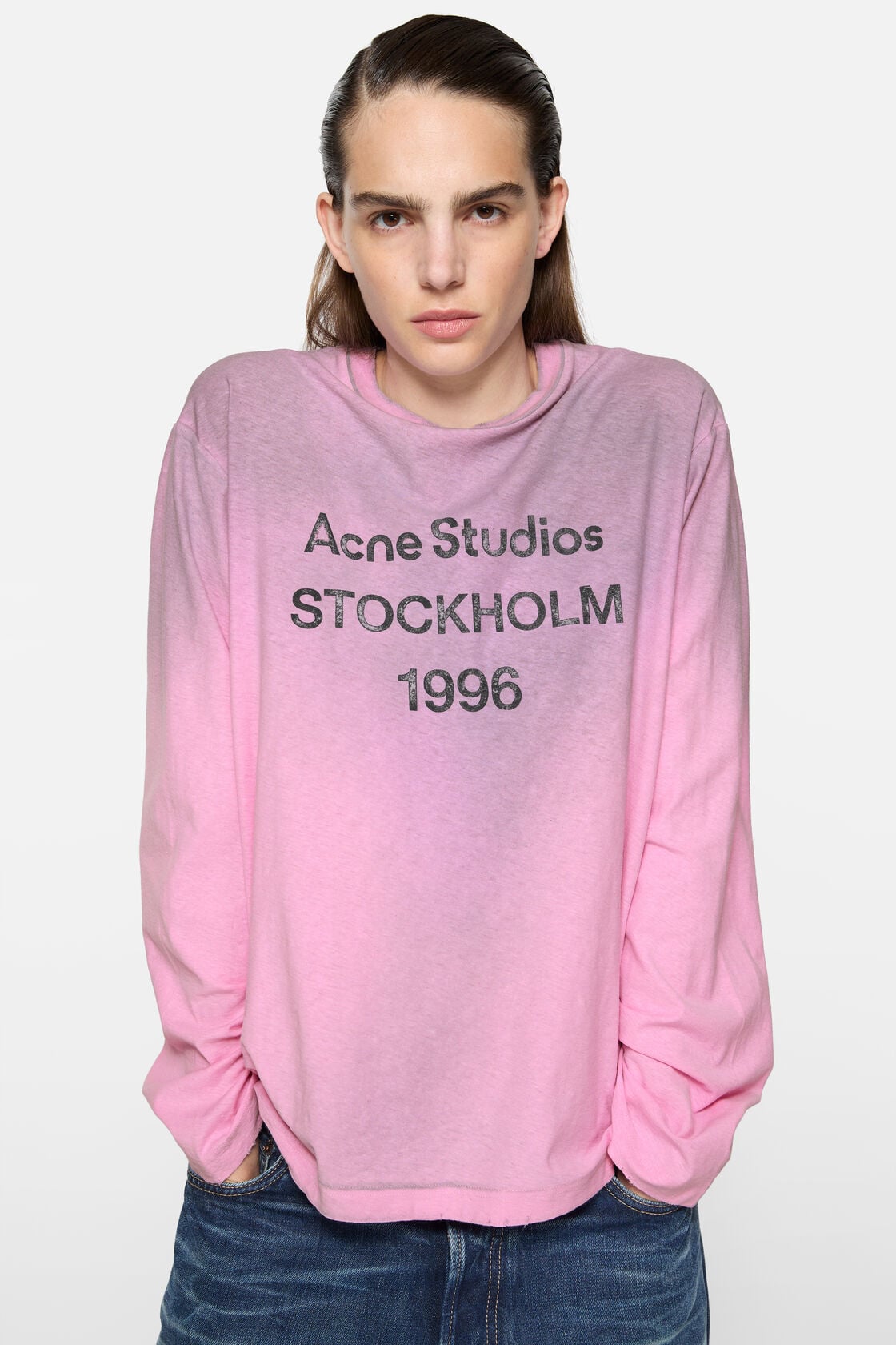 Sprayed 1996 logo t-shirt - Cotton candy pink