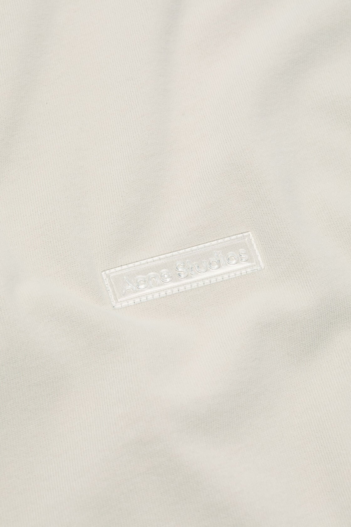 Rubber logo t-shirt - Light taupe