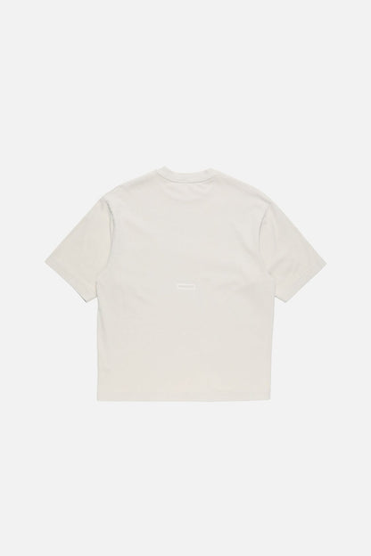 Rubber logo t-shirt - Light taupe