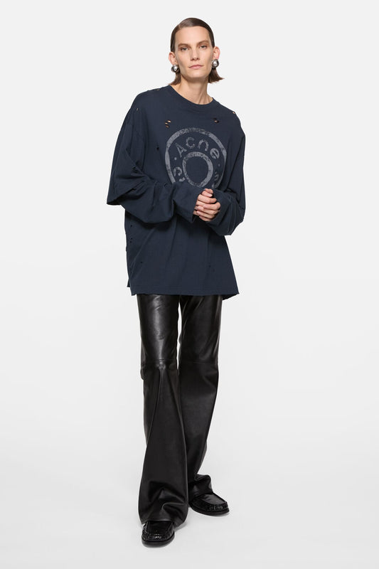 Layered logo t-shirt - Dark navy
